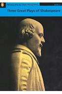 Papel THREE GREAT PLAYS OF SHAKESPEARE (PENGUIN ACTIVE READING LEVEL 4) (CD ROM)