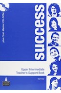 Papel SUCCESS UPPER INTERMEDIATE TEACHER'S SUPPORT BOOK (PLUS  THE MASTER CD ROM)