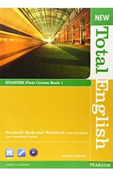 Papel NEW TOTAL ENGLISH STARTER FLEXI COURSE BOOK 1 STUDENT'S  BOOK AND WORKBOOK WITH ACTIVE BOOK