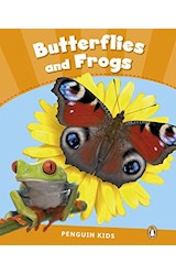 Papel BUTTERFLIES AND FROGS (PENGUINS KIDS LEVEL 3)