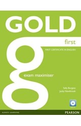 Papel GOLD FIRST EXAM MAXIMISER FIRST CERTIFICATE IN ENGLISH  (C/MP3 AUDIO)