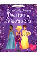 Papel POPSTARS & MOVIE STARS (STICKER DOLLY DESSING) (USBORNE  ACTIVITIES) (WITH OVER 750 STICKERS