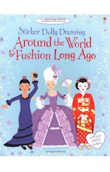 Papel AROUND THE WORLD & FASHION LONG AGO (STICKER DOLLY DRES  SING) (USBORNE ACTIVITIES)