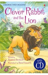 Papel CLEVER RABBIT AND THE LION (USBORNE FIRST READING) (WIT  H CD) (CARTONE)