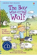 Papel BOY WHO CRIED WOLF (USBORNE FIRST READING) (WITH CD) (C  ARTONE)
