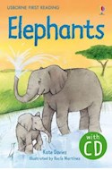 Papel ELEPHANTS (USBORNE FIRST READING) (LEVEL FOUR) (WITH CD) (CARTONE)