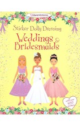 Papel WEDDINGS & BRIDESMAIDS (STICKER DOLLY DRESSING) (USBORNE ACTIVITIES) (WITH OVER 650 STICKERS)