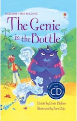 Papel GENIE IN THE BOTTLE (USBORNE FIRST READING) (WITH CD) (CARTONE)