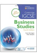 Papel IGCSE BUSINESS STUDIES (FOURTH EDITION) (COMPANION CD)