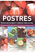 Papel POSTRES RECETAS PARA PREPARAR Y SABOREAR TODOS LOS DIAS (CARTONE)