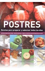 Papel POSTRES RECETAS PARA PREPARAR Y SABOREAR TODOS LOS DIAS (CARTONE)