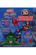 Papel MARVEL SUPER HEROES 3D CENTRO DE DIVERSION (40 STICKERS  3D + LENTES 3D) (CARTONE)