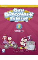 Papel OUR DISCOVERY ISLAND 3 WORKBOOK WITH CD-ROM PEARSON (AMERICAN ENGLISH)