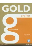 Papel GOLD PRE FIRST COURSEBOOK (C/CD ROM)