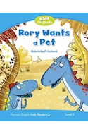 Papel RORY WANTS A PET (PEARSON ENGLISH KIDS READERS LEVEL 1)
