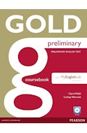 Papel GOLD PRELIMINARY COURSEBOOK & MEL PACK