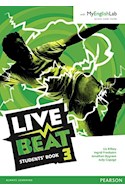 Papel LIVE BEAT 3 STUDENT'S BOOK + MY ENGLISH LAB ACCESS CODE INSIDE