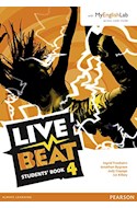 Papel LIVE BEAT 4 STUDENT'S BOOK + MY ENGLISH LAB ACCESS CODE INSIDE