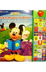 Papel I AM READY TO READ THE WORLD OUTSIDE (MICKEY MOUSE CLUB  HOUSE) (DISNEY ENGLISH) (CARTONE)
