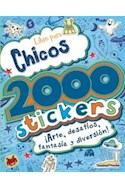 Papel LIBRO PARA CHICOS (2000 STICKERS) ARTE DESAFIOS FANTASI  A Y DIVERSION