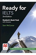 Papel READY FOR IELTS STUDENT'S BOOK PACK WITH ANSWERS MACMILLAN (SECOND EDITION) (NOVEDAD 2018)