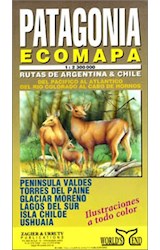 Papel PATAGONIA ECOMAPA RUTAS DE ARGENTINA Y CHILE