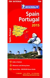 Papel SPAIN AND PORTUGAL (NATIONAL MICHELIN 734) [MAPA] (ROADS)