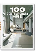 Papel 100 CONTEMPORARY HOUSES (BIBLIOTHECA UNIVERSALIS) (ESPAÑOL / ITALIANO / PORTUGUES) (CARTONE)