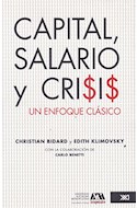 Papel CAPITAL SALARIO Y CRISIS UN EFOQUE CLASICO