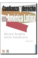Papel CONFIANZA Y DERECHO EN AMERICA LATINA (COLECCION POLITICA Y DERECHO)