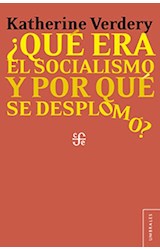 Papel QUE ERA EL SOCIALISMO Y POR QUE SE DESPLOMO (COLECCION UMBRALES)