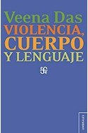 Papel VIOLENCIA CUERPO Y LENGUAJE (COLECCION UMBRALES) (BOLSILLO)