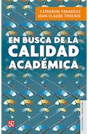 Papel EN BUSCA DE LA CALIDAD ACADEMICA (COLECCION EDUCACION Y PEDAGOGIA)