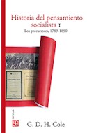Papel HISTORIA DEL PENSAMIENTO SOCIALISTA I LOS PRECURSORES 1789-1850 (COLECCION POPULAR 742)