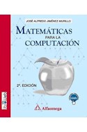 Papel MATEMATICAS PARA LA COMPUTACION (CONTENIDOS INTERACTIVOS WEB) (2 EDICION) (RUSTICA)