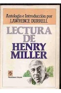 Papel LECTURA DE HENRY MILL (COLECCION LITERARIA)