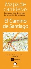 Papel MAPA DE CARRETERAS EL CAMINO DE SANTIAGO (MAPA)