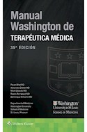 Papel MANUAL WASHINGTON DE TERAPEUTICA MEDICA (INCLUYE EBOOK) (RUSTICA)