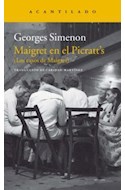 Papel MAIGRET EN EL PICRATT'S (LOS CASOS DE MAIGRET) (COLECCION NARRATIVA 299)