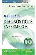 Papel MANUAL DE DIAGNOSTICOS ENFERMEROS (BOLSILLO) (INCLUYE E BOOK) (RUSTICA)