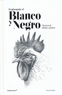 Papel EXPLORANDO EL BLANCO Y NEGRO TECNICAS DE DIBUJO Y PINTURA (CARTONE)