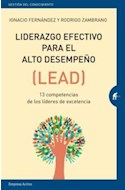 Papel LIDERAZGO EFECTIVO PARA EL ALTO DESEMPEÑO (LEAD) 13 COMPETENCIAS (GESTION DEL CONOCIMIENTO)