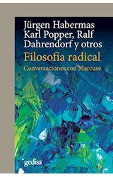 Papel FILOSOFIA RADICAL CONVERSACIONES CON MARCUSE (COLECCION POLITICA)