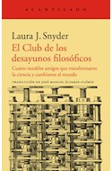 Papel CLUB DE LOS DESAYUNOS FILOSOFICOS (ACANTILADO 422)