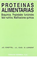 Papel PROTEINAS ALIMENTARIAS BIOQUIMICA PROPIEDADES FUNCIONALES VALOR NUTRITIVO MODIFICACIONES QUIMICAS