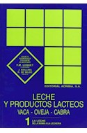 Papel LECHE Y PRODUCTOS LACTEOS VOLUMEN 1 (LA LECHE DE LA MAMA A LA LECHERIA) (RUSTICO)
