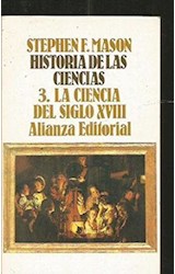 Papel HISTORIA DE LAS CIENCIAS 3 CIENCIA DEL SIGLO XVIII (LIBRO BOLSILLO LB1106)