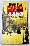 Papel MADRID 1921 UN DIETARIO (LIBRO BOLSILLO LB1187)