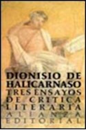 Papel TRES ENSAYOS DE CRITICA LITERARIA (LIBRO BOLSILLO LB1563)