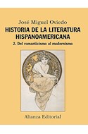 Papel HISTORIA DE LA LITERATURA HISPANOAMERICANA 2 DEL ROMANTICISMO AL MODERNISMO
